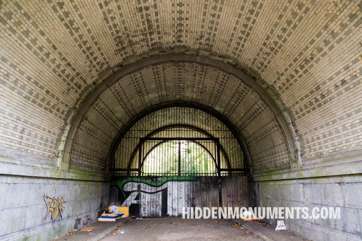 Abandoned tunnel in Brussels