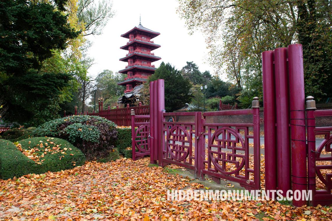  Japanese tower and a Chinese pavilion