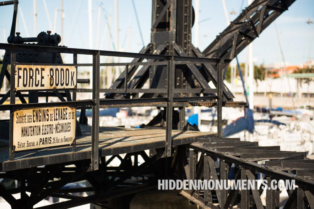 Harbour crane in Lisbon