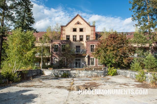 Ruins of abandoned sanatorium Beelitz
