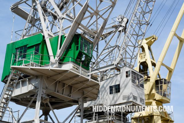 Harbour cranes of Antwerp