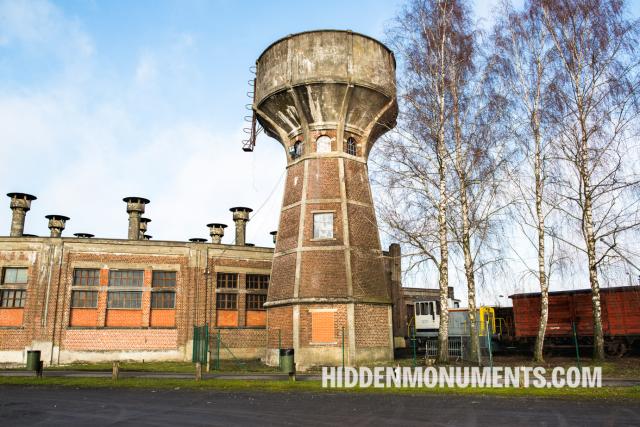 Mariembourg station water tower