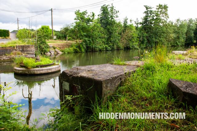 Disappeared swing bridge